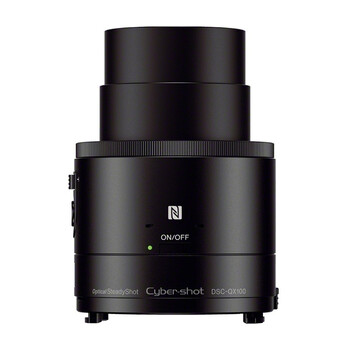 索尼（SONY） DSC-QX100 镜头式数码相机 黑色（2020万有效像素 28mm广角蔡司镜头 WIFI/NFC随时分享）