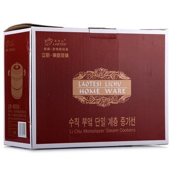 劳特斯（LAOTESI） 立厨单层蒸锅 26CM韩式不锈钢 LTS/119-D2