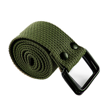 ruaye 新款时尚简约皮带男士裤带休闲腰带 军绿色