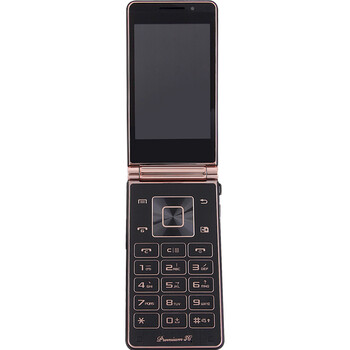 aux 奥克斯 m678 商务翻盖手机 gsm 双卡双待 双触屏3.7英寸 双核1.