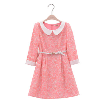 zdorzi卓多姿春季新款2014年甜美日系风提花修身优雅背心a字连衣裙628