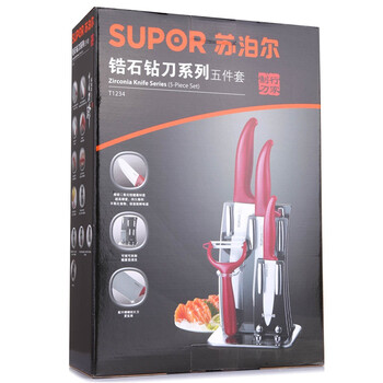 
                                        苏泊尔supor 锆石钻刀系列·5件套T1234(颜色随机）                