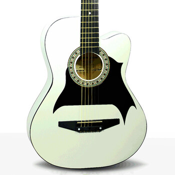 马洛升级38寸炫彩系列练习琴 初学必备民谣木吉他 吉它乐器个性吉他送