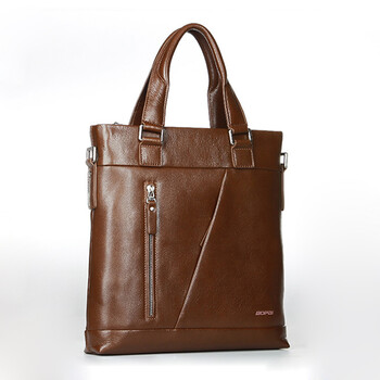 博牌bopai男士单肩手提包商务男包真皮斜跨包113-59