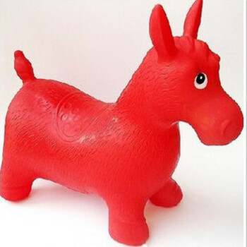 innovative伊诺特音乐跳跳马摇马(送气筒)三色可选 红色