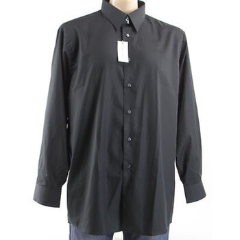 klein 卡尔文·克莱恩 男士纯棉翻领长袖单排扣纯色衬衫 袖长32/33码