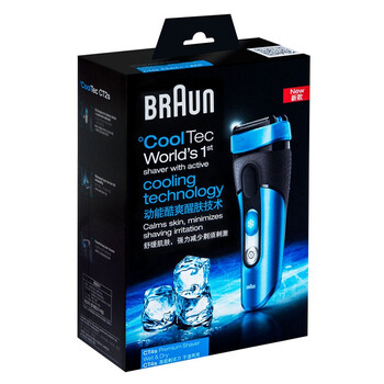 
                                        博朗（BRAUN）电动剃须刀全身水洗往复式刮胡刀冰感CT4s干湿两用                