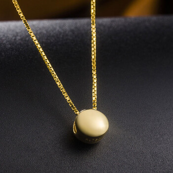 凯蒂琦珠宝 18k金吊坠 黄金彩金吊坠 女款 幸运豆吊坠 精致秀气款 18k