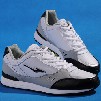 鸿星尔克erke男子时尚运动休闲慢跑步鞋g 白黑 39