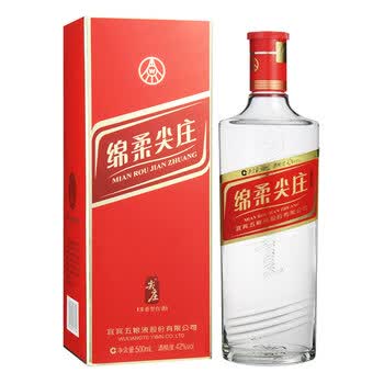 五粮液 42度绵柔尖庄(红盒)500ml 【五粮液品牌旗舰店】
