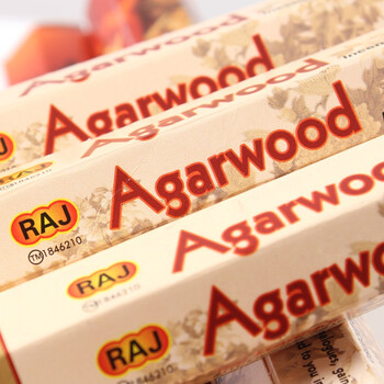 RAJ印度香 沉香木Agarwood 正品原装进口手工熏香薰香料线香001