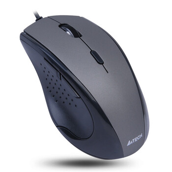 
                    
                                        双飞燕（A4TECH) N-740X 有线鼠标 办公鼠标 USB鼠标 笔记本鼠标 铁灰皮革                