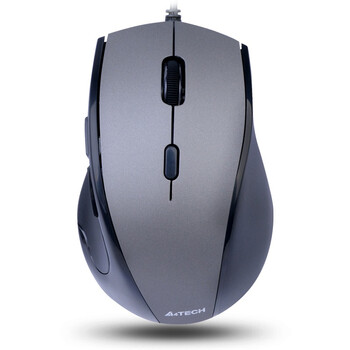 
                    
                                        双飞燕（A4TECH) N-740X 有线鼠标 办公鼠标 USB鼠标 笔记本鼠标 铁灰皮革                