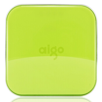 爱国者（aigo）移动电源E66双USB充电宝6600mAh绿色