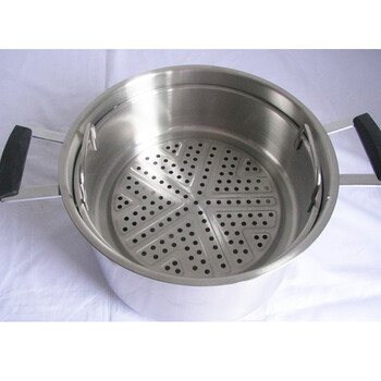 爱仕达蒸锅 26cm 密封不串味蒸煮两用 304不锈钢蒸锅 电磁炉通用QN5526
