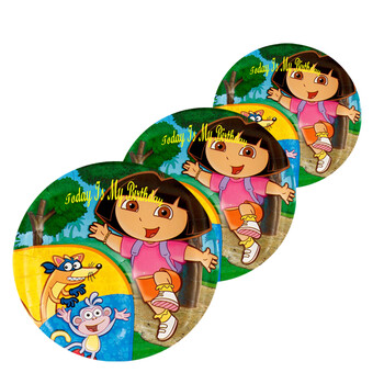 
                                        孩派/生日派对道具/主角胸章/派对用品/生日派对装饰/多拉Dora/个                