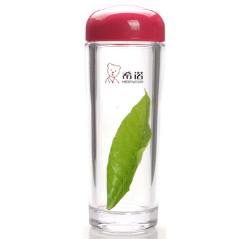希诺水杯 PC口杯超强耐摔杯子 小巧女士茶杯140ml XN-8031 红色
