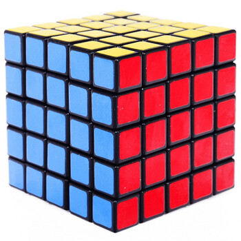 蓝蓝lanlan 五阶魔方黑 休闲益智动手玩具