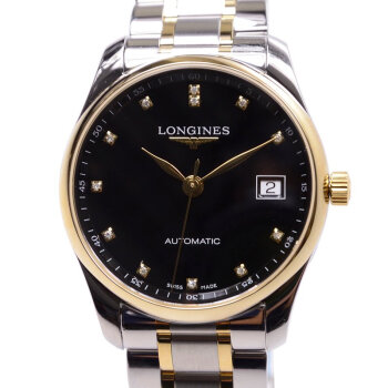 longines 浪琴 男士名匠系列自動機械手錶 l2.518.5.57.7 黑色 f