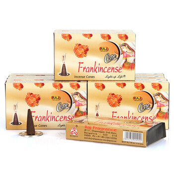 
                                        RAJ印度香 乳香Frankincense 印度原装进口手工香薰熏香塔香|184 小盒                  
