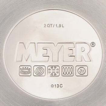 
                                        美亚（MEYER）奶锅16cm不锈钢汤奶锅 带盖单柄 72042                