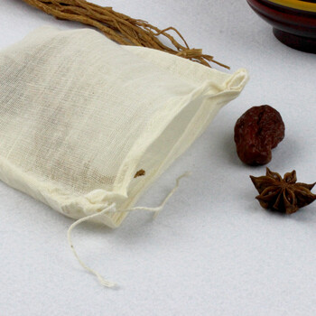唐易 纯棉纱布煲汤袋过滤豆浆中药袋茶渣袋过滤袋滤渣袋 2个装