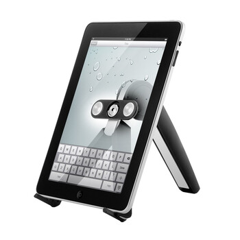 
                                                                                埃普(UP) UP-1S 可折叠多功能支架（黑色）笔记本散热苹果小米手机和iPad Pro支架笔记本支架                