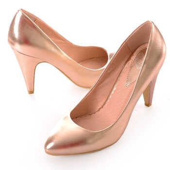 > chic doll小尖头纯色锥形跟超高跟鞋 甜美浅口漆皮单鞋高跟鞋0217