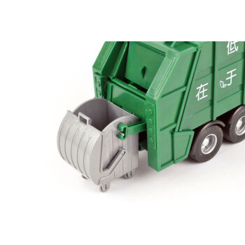俊基奥图美 1:32 德国man 大型环卫车垃圾车 汽车模型玩具车 2148