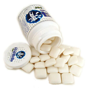 海太银丹罐装口香糖 韩国进口食品 50g*3罐