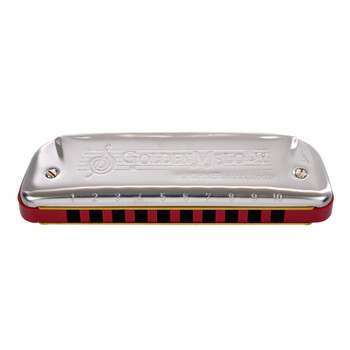 德国和莱hohner超级人气船型10孔布鲁斯口琴542/20(gm) a调