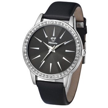 迪士尼米奇手表 时尚女士腕表 dc-51015w白色