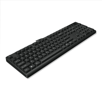 i-rocks 艾芮克 KR6260-BK 24颗键不冲突游戏键盘 黑色 