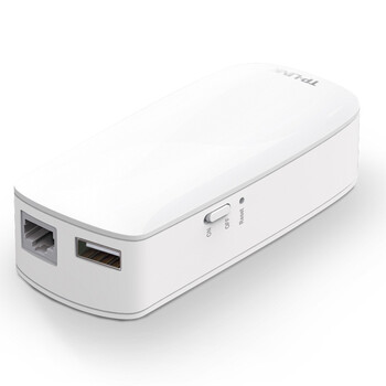 
                                TP-LINK TL-MR12U  150M无线便携式3G路由器（内置5200mAh移动电源）            