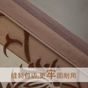 植绒防蚊门帘 加密防苍蝇蚊虫纱门空调帘纱窗门 免穿磁条磁性软纱90cm*210cm 红色-植绒纱门