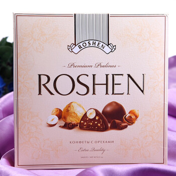 Roshen 如胜 奶油榛仁巧克力礼盒 16颗共232g