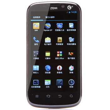 中兴（ZTE）U930 3G手机（黑色）TD-SCDMA/GSM