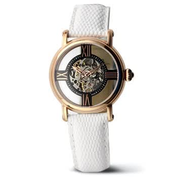 海鸥 表seagull时装镂空罗马金圈自动机械女表d519.385