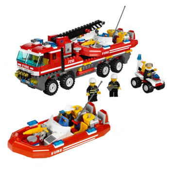 LEGO 乐高 L7213 消防越野车和消防船