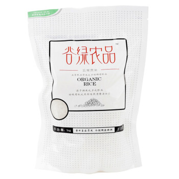 谷绿农品 有机东北非转基因五常贡米 1000g