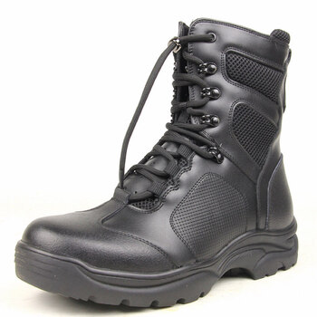 3513巡洋舰男款高帮牛皮户外徒步战斗靴 3513b-18 黑色 41