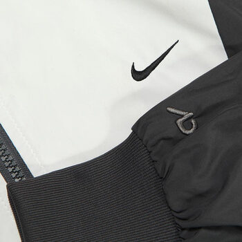 5z 耐克 (nike) 女式连帽(不可拆卸)针织夹克 410222-101 深灰色 白色