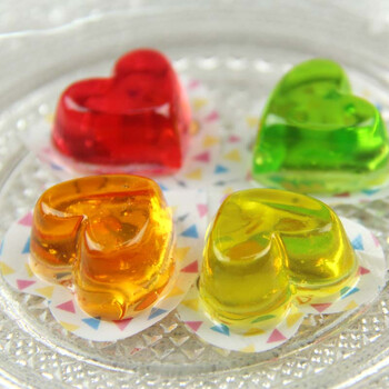 优之良品糖果软糖进口食品心形啫喱糖300克