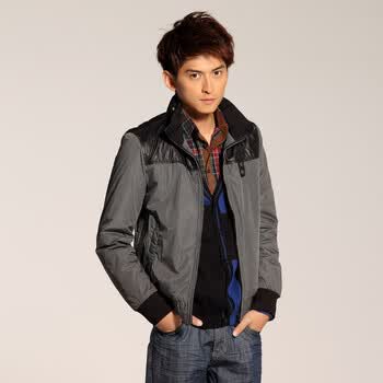 以纯yishion 男装棉衣外套 12311009 浅蓝 m