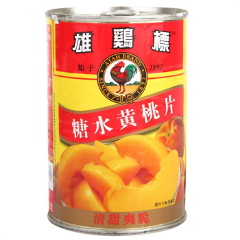 AYAM BRAND 雄鸡标 糖水黄桃片 425g