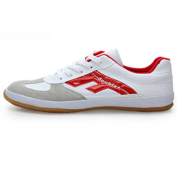 > 双星 专业排球鞋 运动 训练鞋 情侣款 排球101 白红 39