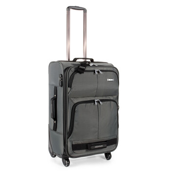 亚洲豹高端拉杆箱万向轮行李箱20寸大旅行箱4轮旋转 9041 黑色条纹 17