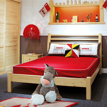 松果儿童家具 1.5米 床 pa56 圆锥形床尾 1500mm*2000mm