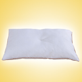 佳丽斯家纺 纤维枕头枕芯 压花矮枕 磨毛仰睡枕