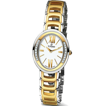 梅花titoni mademoiselle系列石英女表 tq42921sy-db-361